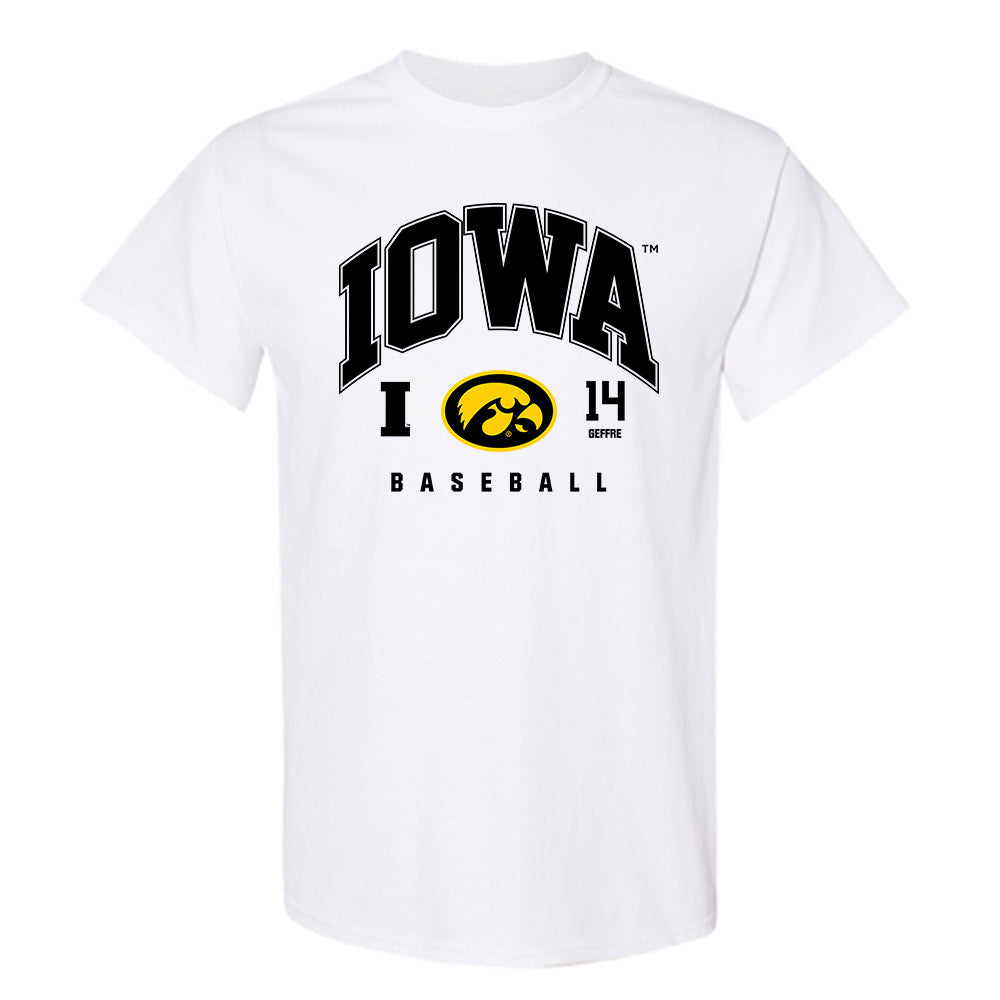 Iowa - NCAA Baseball : Carter Geffre - Classic Fashion Shersey T-Shirt