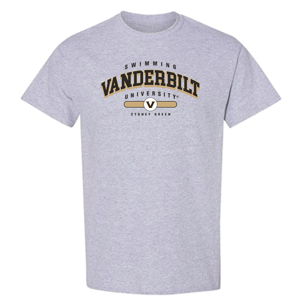 Vanderbilt - NCAA Women's Swimming & Diving : Sydney Green - Classic Fashion Shersey T-Shirt-0