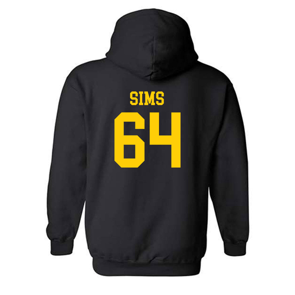 Centre College - NCAA Football : Walker Sims - Classic Shersey Hooded Sweatshirt-1