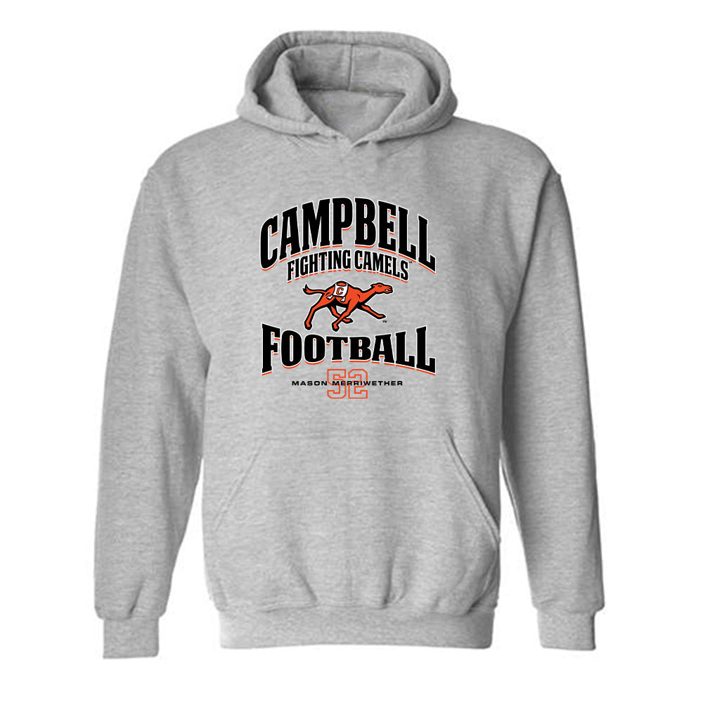Campbell - NCAA Football : Mason Merriwether - Classic Fashion Shersey Hooded Sweatshirt-0