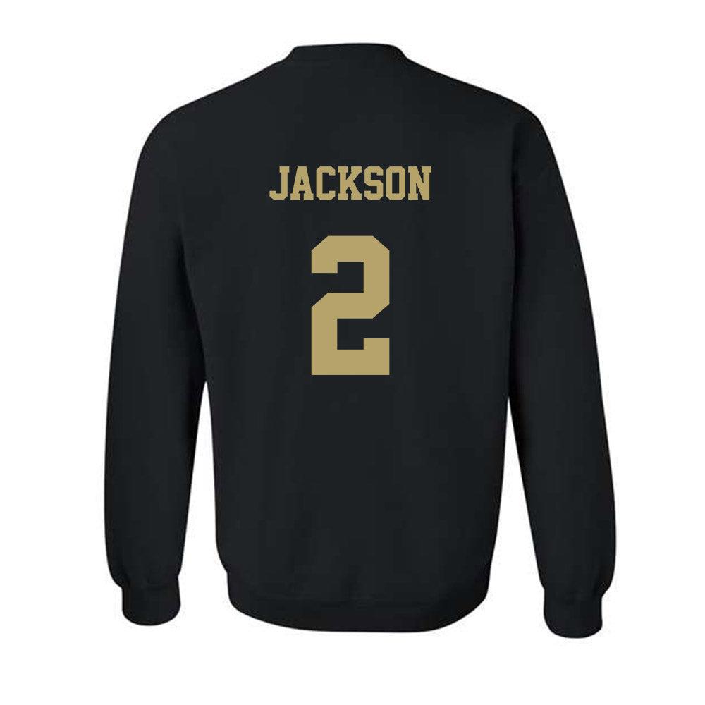 JMU - NCAA Football : Nakian Jackson - Fashion Shersey Crewneck Sweatshirt-1