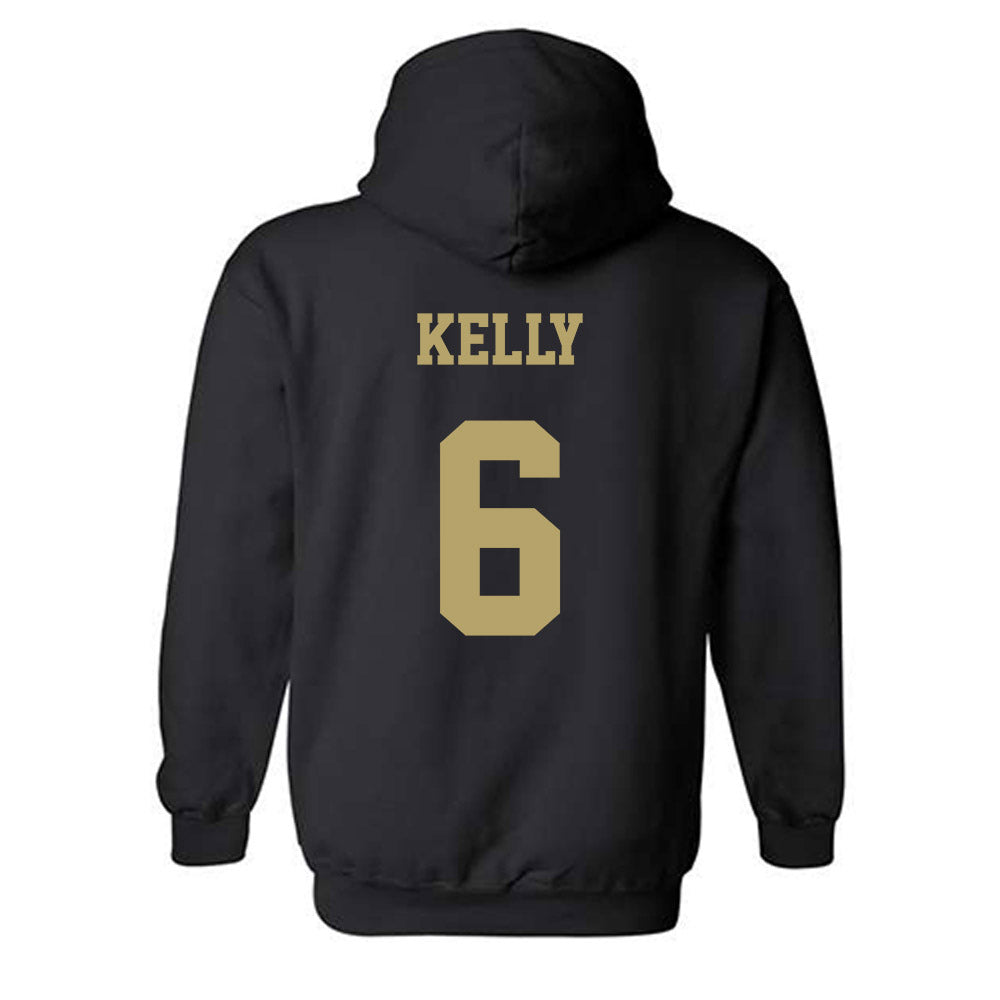 JMU - NCAA Football : DJ Kelly - Fashion Shersey Hooded Sweatshirt-1