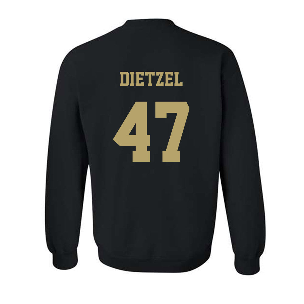 JMU - NCAA Football : Mitchell Dietzel - Fashion Shersey Crewneck Sweatshirt-1
