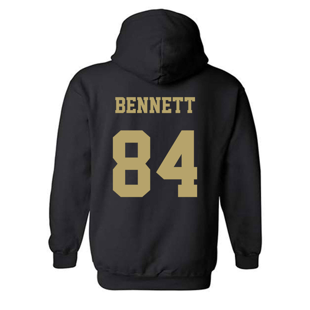 JMU - NCAA Football : Andrew Bennett - Fashion Shersey Hooded Sweatshirt-1