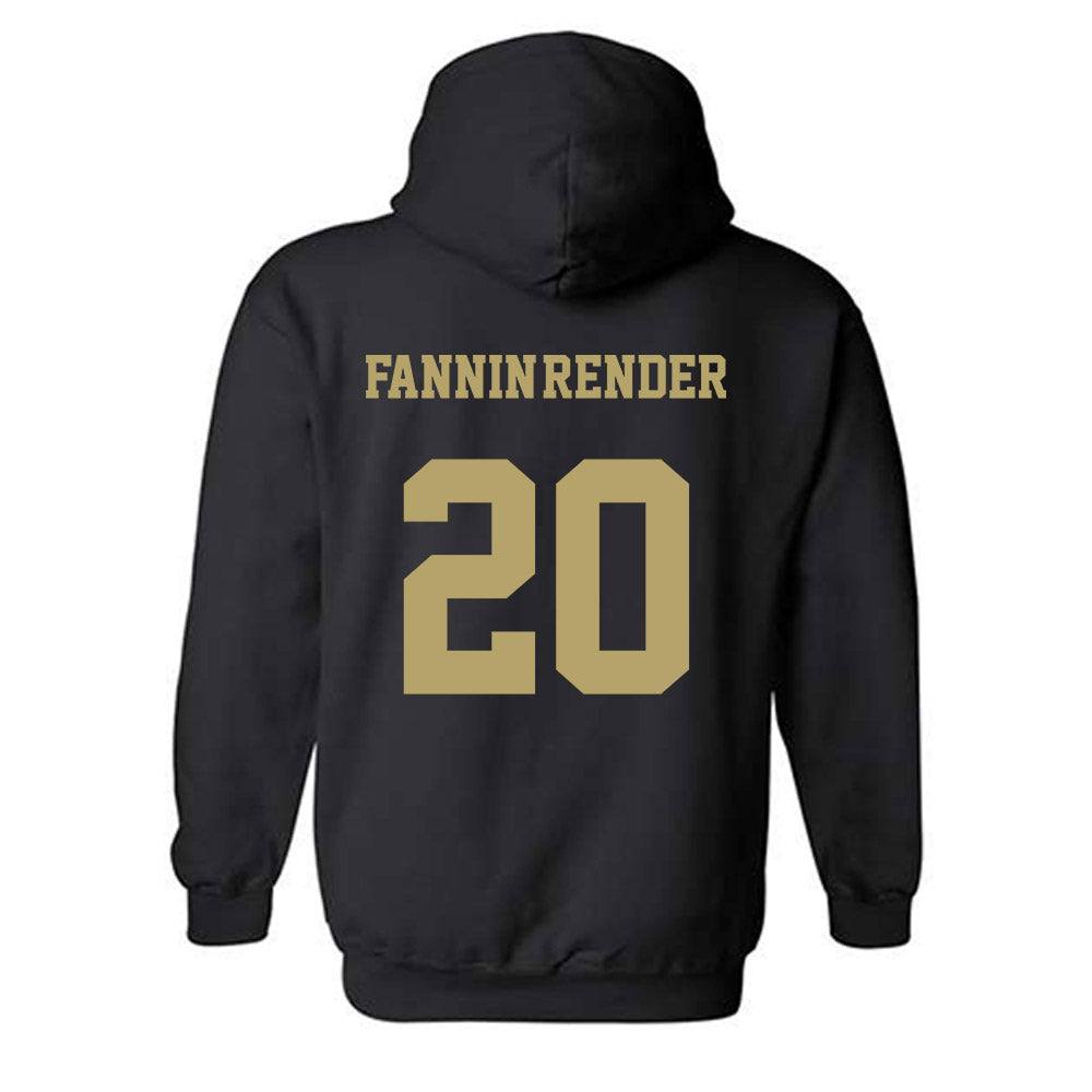 JMU - NCAA Football : Malachi Fannin-Render - Fashion Shersey Hooded Sweatshirt-1