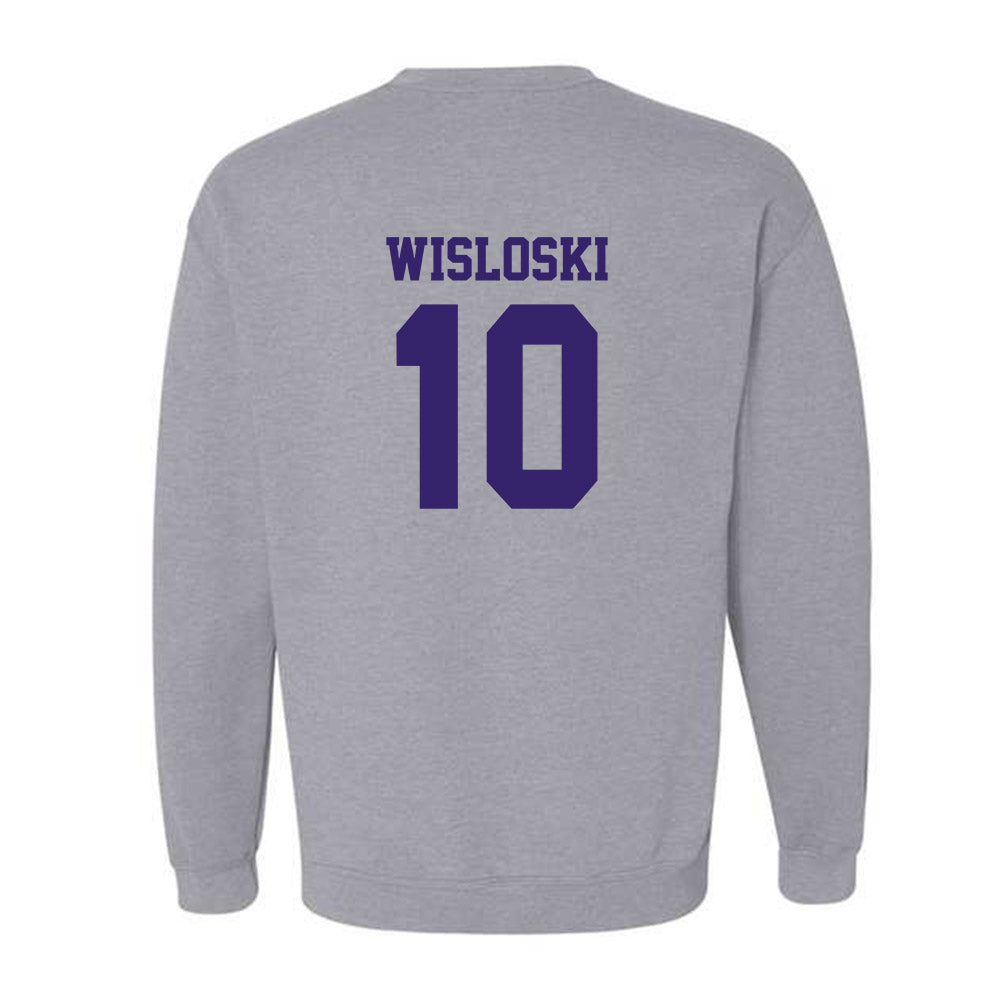 JMU - NCAA Football : Braeden Wisloski - Classic Shersey Crewneck Sweatshirt-1