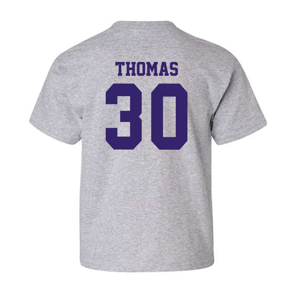 JMU - NCAA Football : Dkwan Thomas - Classic Shersey Youth T-Shirt-1