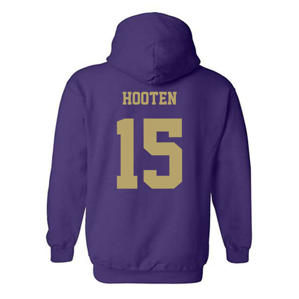 JMU - NCAA Football : Jt Hooten - Fashion Shersey Hooded Sweatshirt-1