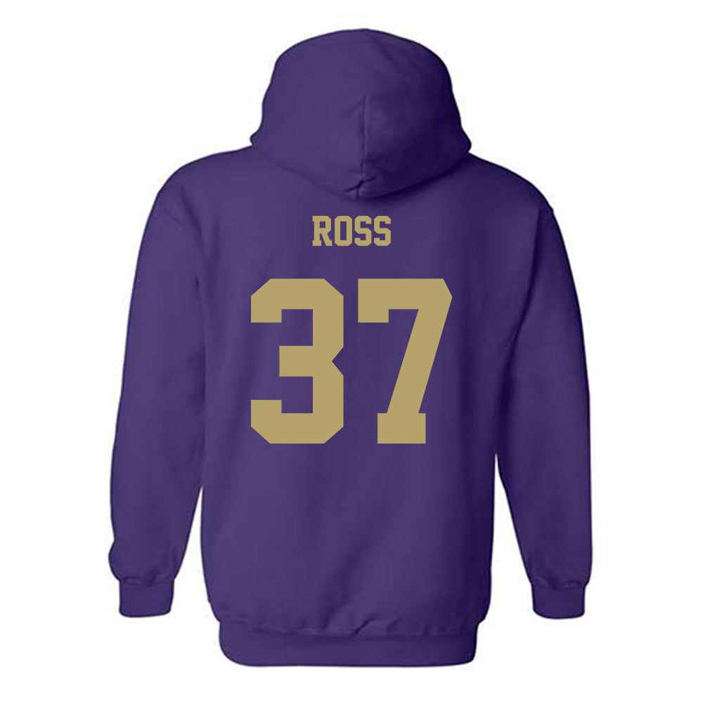 JMU - NCAA Football : Hayden Ross - Fashion Shersey Hooded Sweatshirt-1