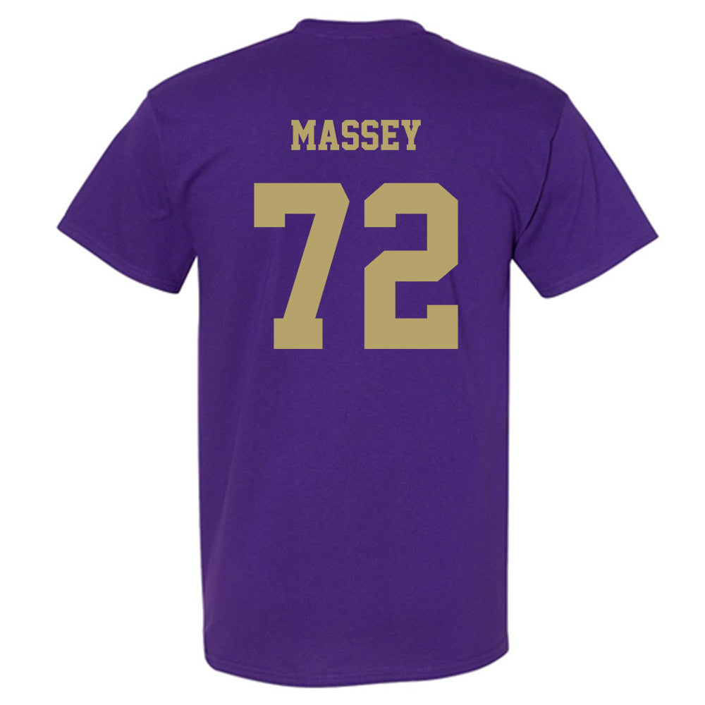 JMU - NCAA Football : Kaedin Massey - Fashion Shersey T-Shirt-1