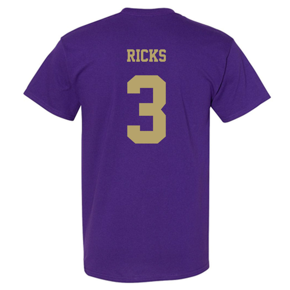 JMU - NCAA Men's Basketball : Eddie Ricks - Fashion Shersey T-Shirt-1