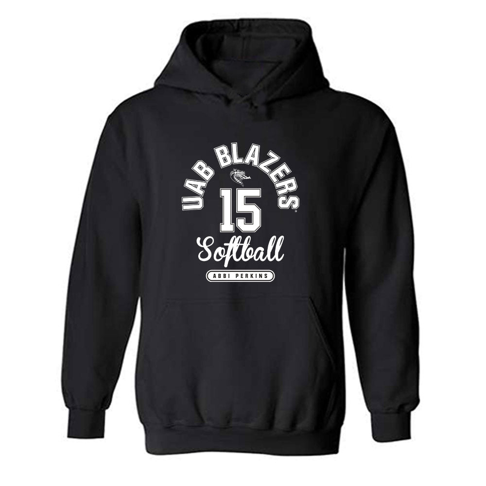 UAB - NCAA Softball : Abbi Perkins - Classic Fashion Shersey Hooded Sweatshirt-0
