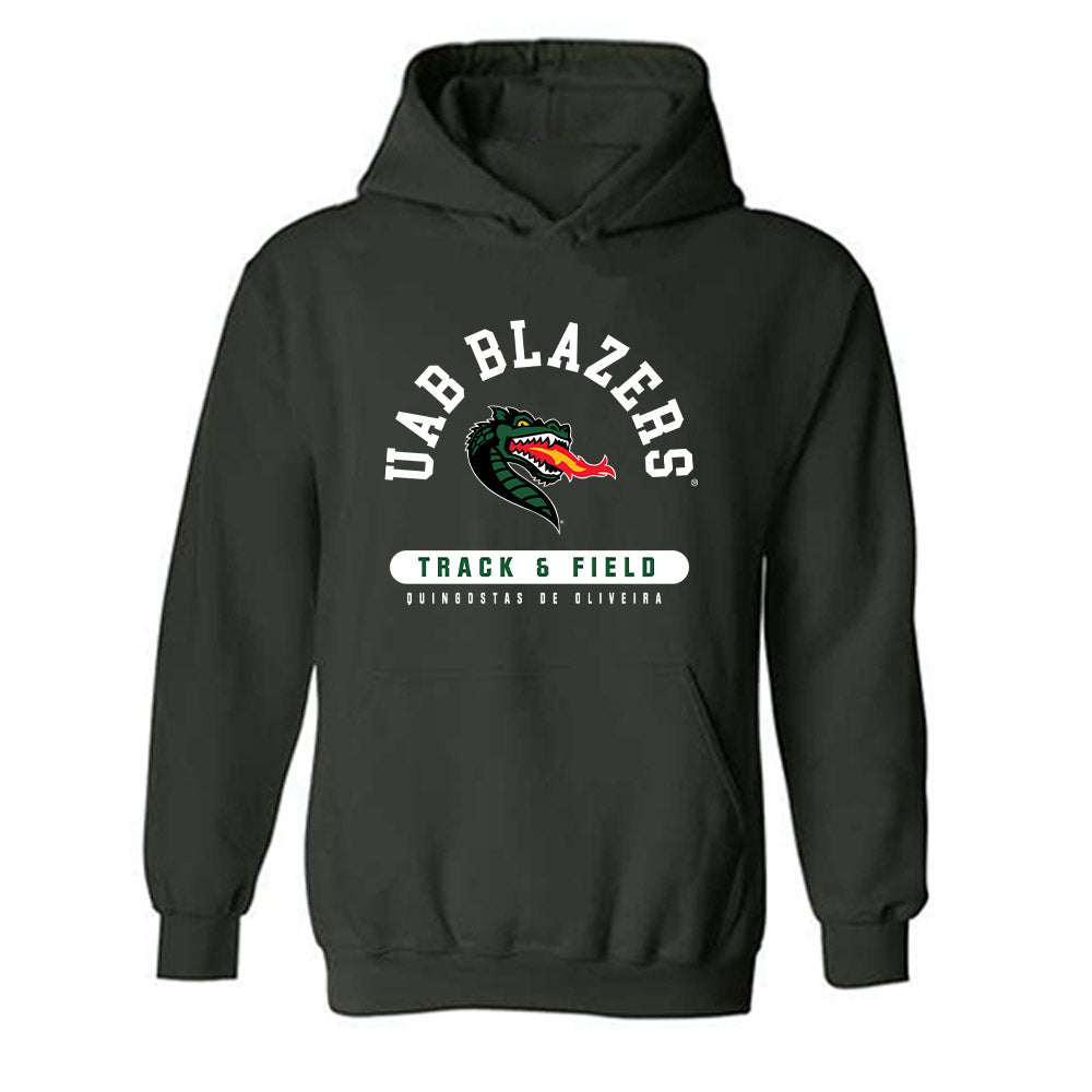 UAB - NCAA Women's Track & Field : Leticia Quingostas de Oliveira - Classic Fashion Shersey Hooded Sweatshirt-0