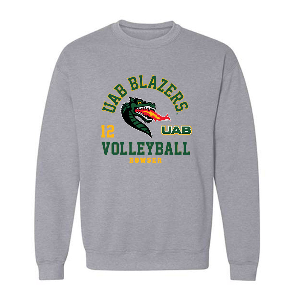 UAB - NCAA Women's Volleyball : Delaney Bowser - Classic Fashion Shersey Crewneck Sweatshirt-0