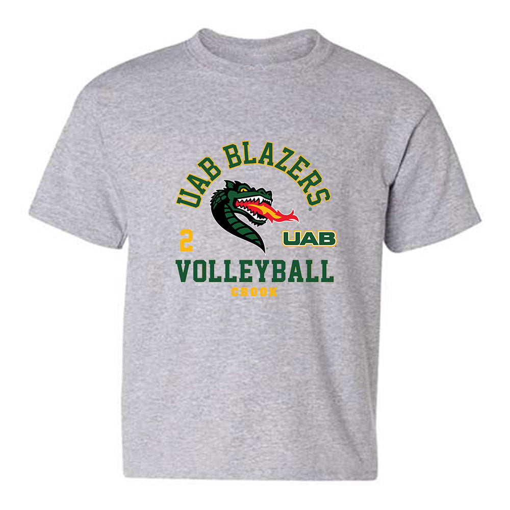UAB - NCAA Women's Volleyball : Jorda Crook - Classic Fashion Shersey Youth T-Shirt-0
