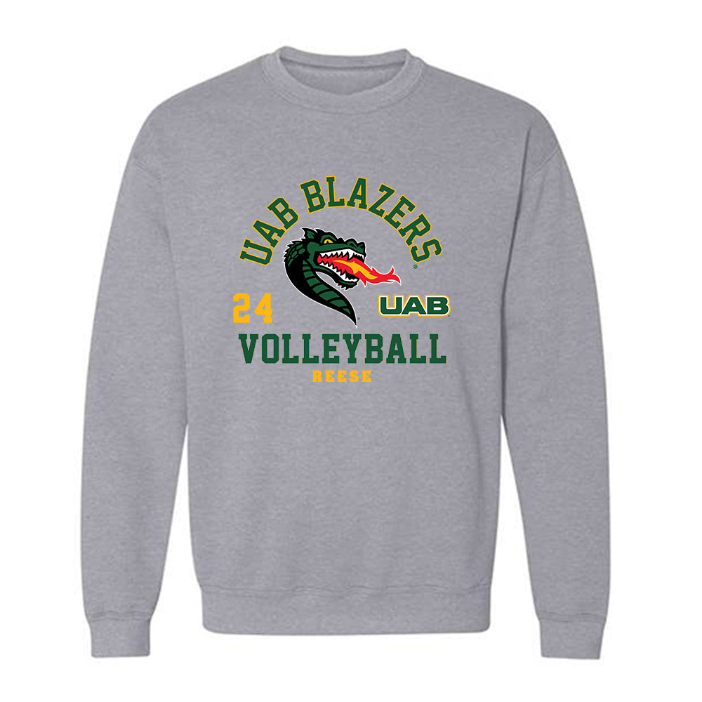UAB - NCAA Women's Volleyball : Mia Reese - Classic Fashion Shersey Crewneck Sweatshirt-0