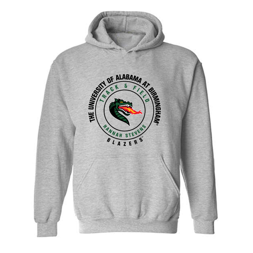 UAB - NCAA Women's Track & Field : Hannah Stevens - Classic Fashion Shersey Hooded Sweatshirt-0
