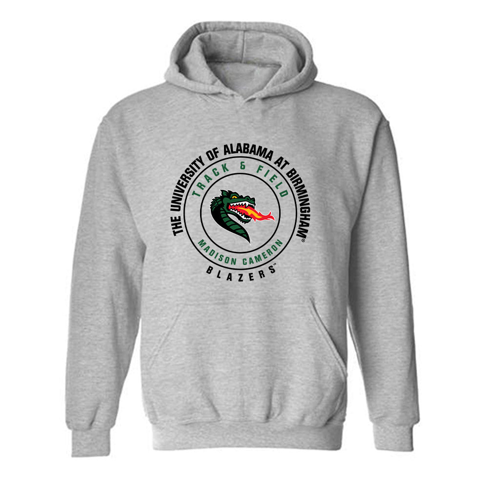 UAB - NCAA Women's Track & Field : Madison Cameron - Classic Fashion Shersey Hooded Sweatshirt-0
