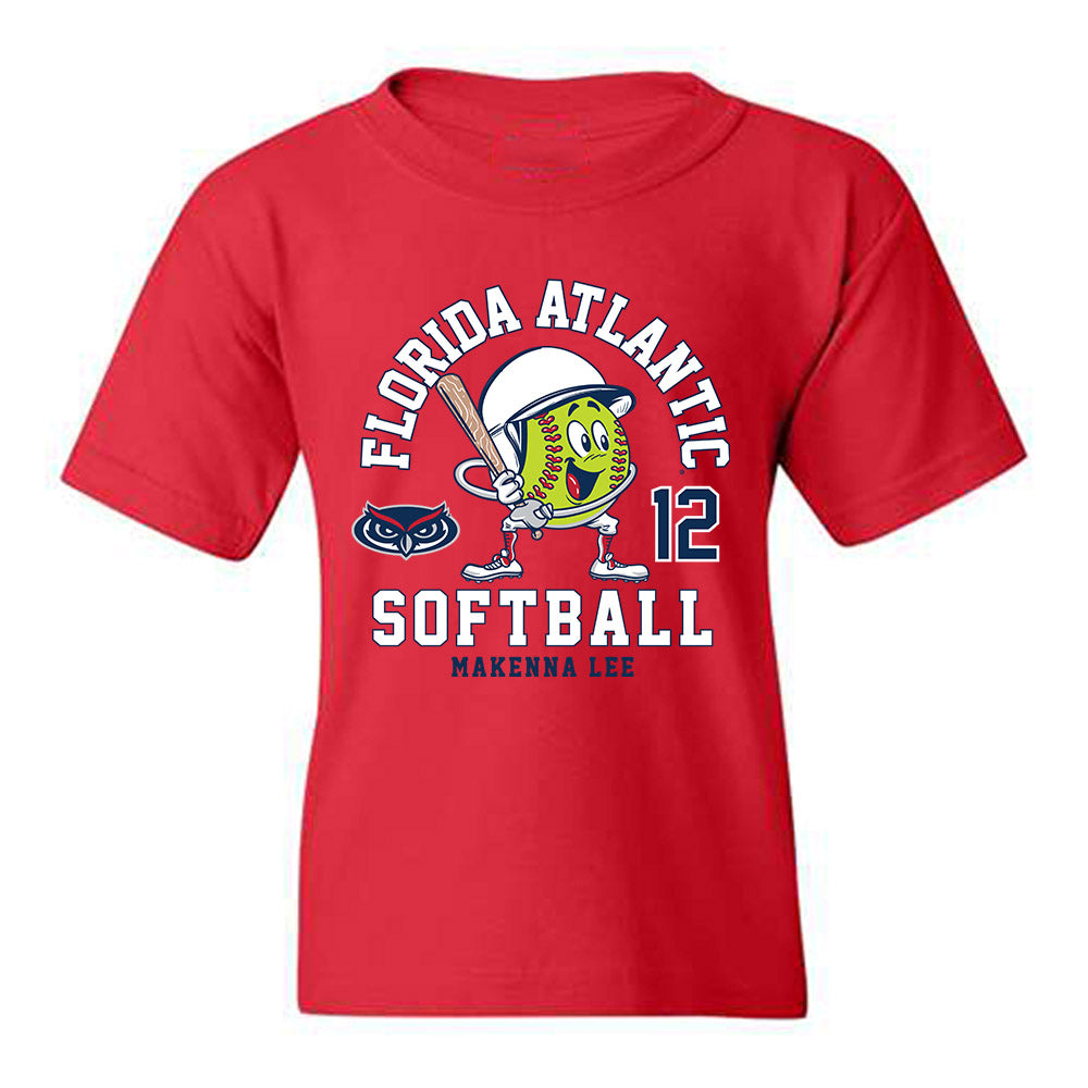 FAU - NCAA Softball : Makenna Lee - Youth T-Shirt-0