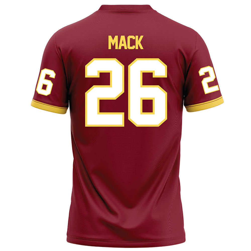 NSU - NCAA Football : Malachi Mack - Maroon Football Jersey-1