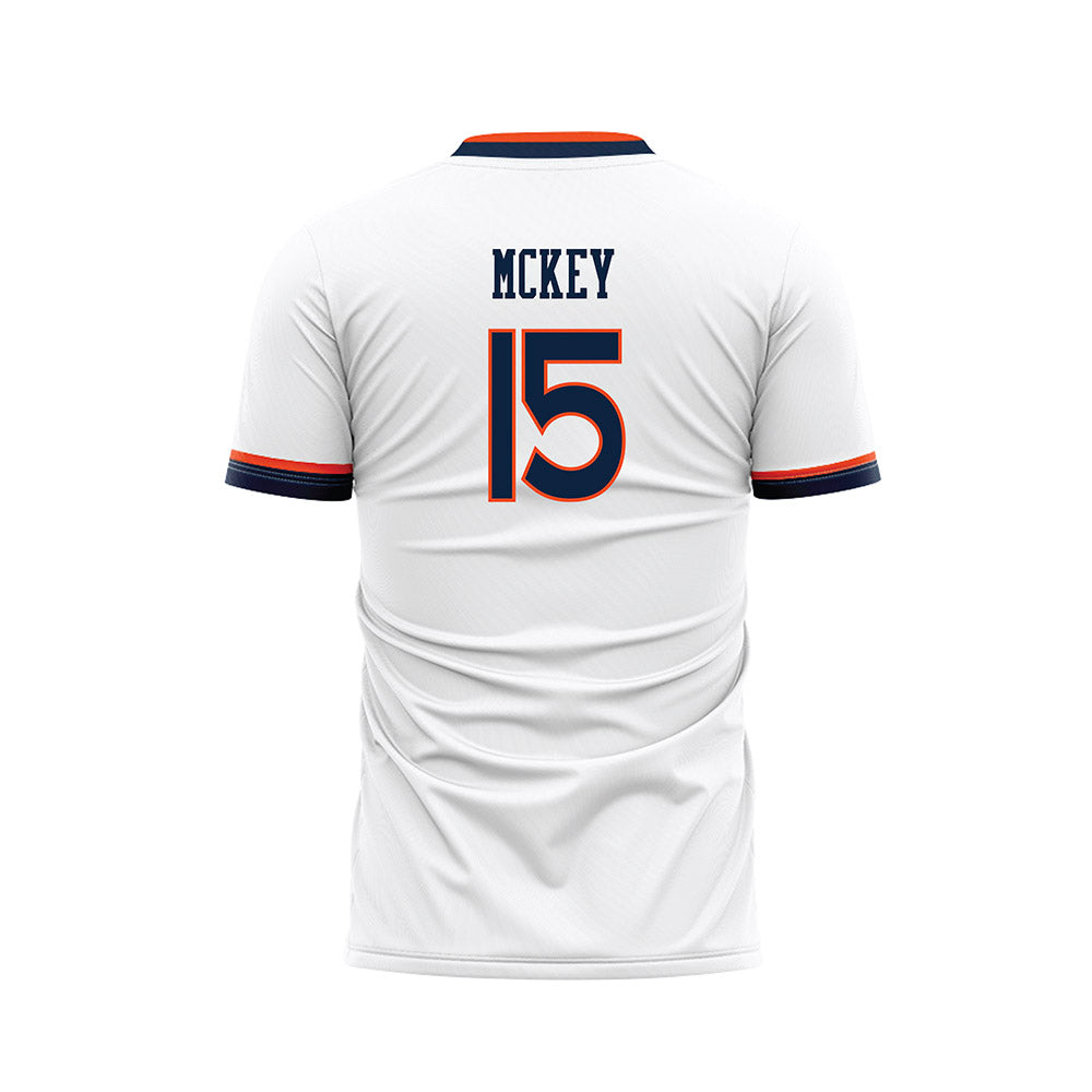 Auburn - NCAA Women's Soccer : Tamar McKey - White Soccer Jersey-1