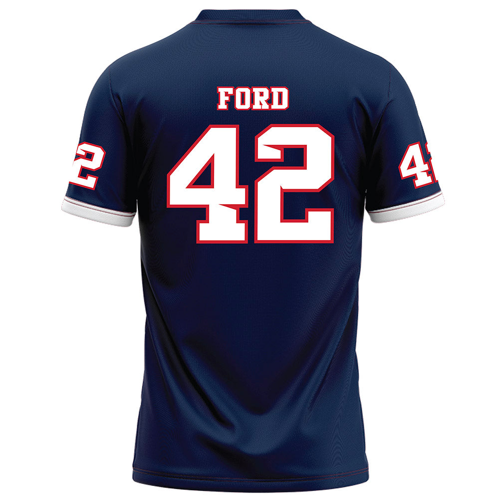 Fresno State - NCAA Football : Brayden Ford - Blue Football Jersey-1