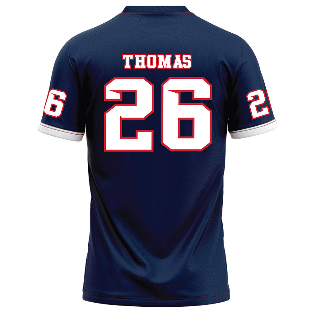 Fresno State - NCAA Football : Tim Thomas - Blue Football Jersey-1