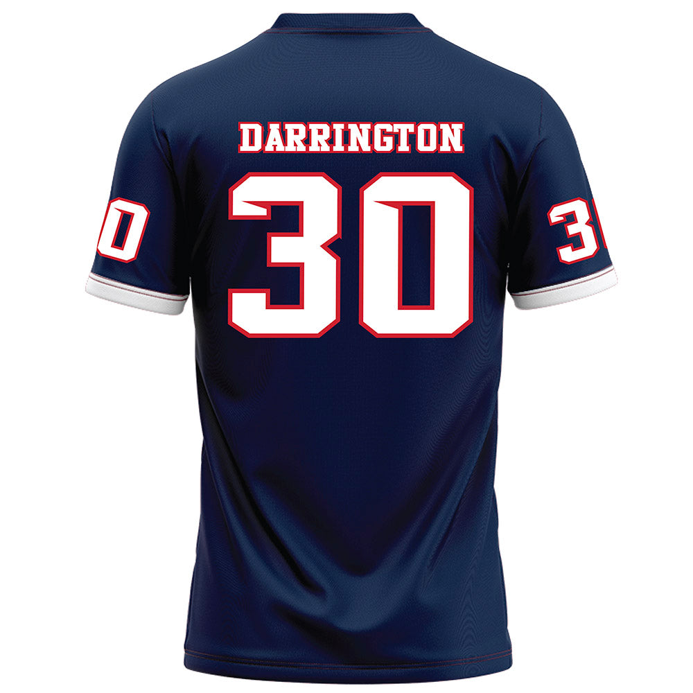 Fresno State - NCAA Football : Jonavon Darrington - Blue Football Jersey-1