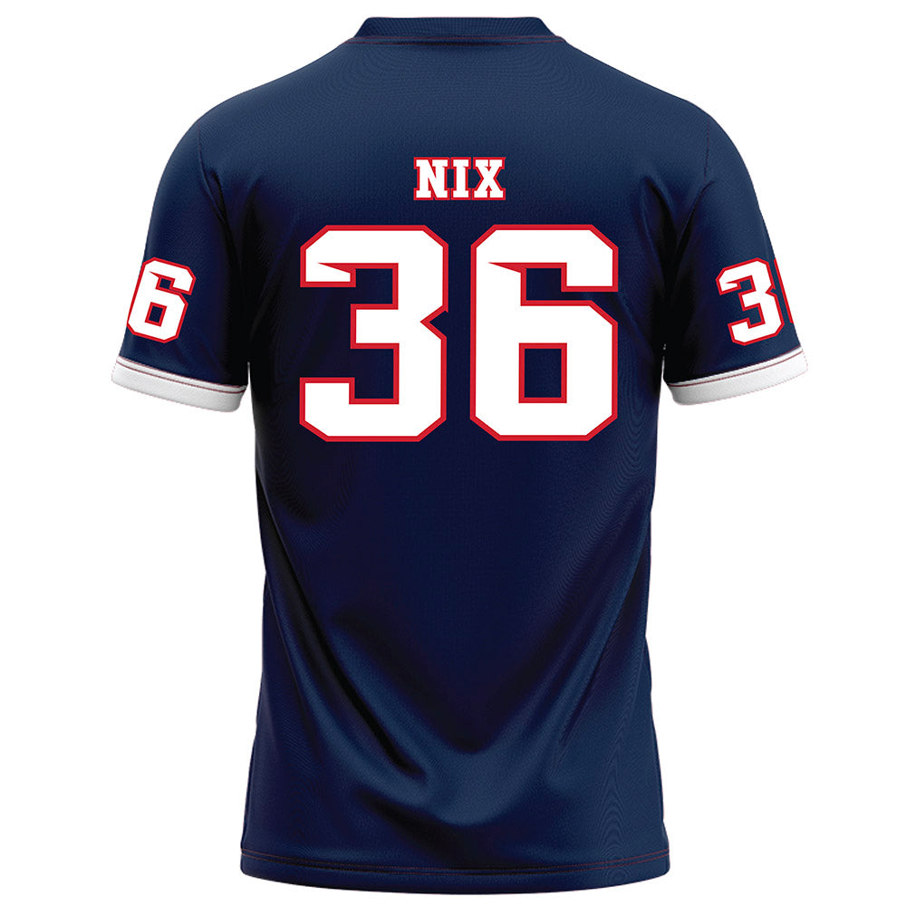 Fresno State - NCAA Football : Tommy Nix - Blue Football Jersey