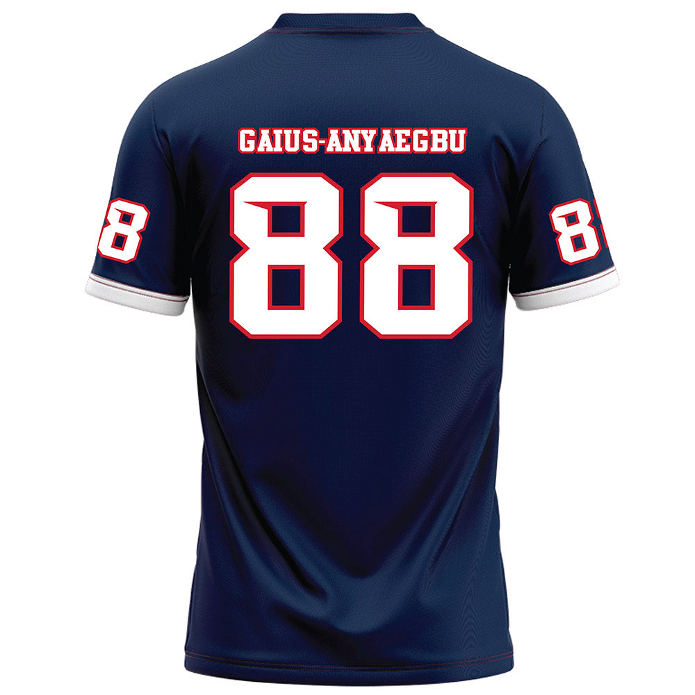 Fresno State - NCAA Football : Dallas Gaius-Anyaegbu - Blue Football Jersey-1