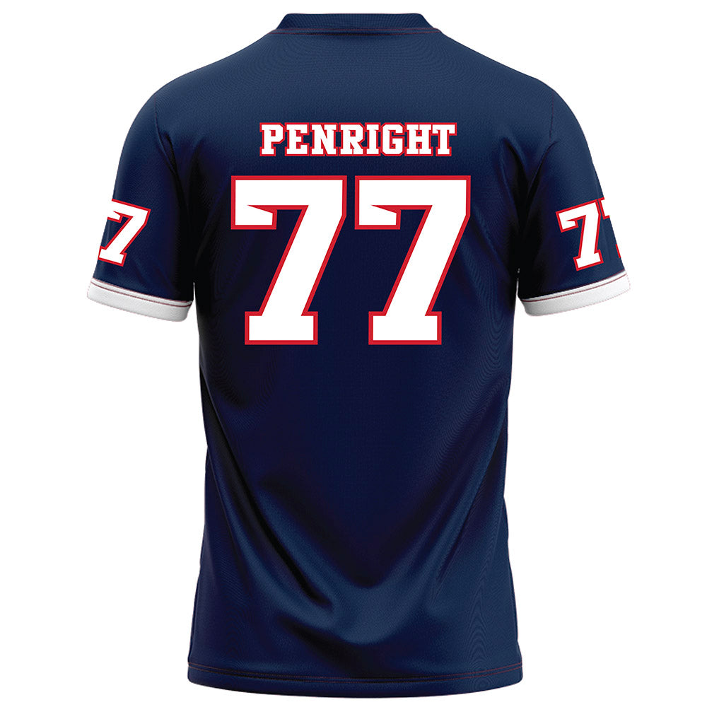 Fresno State - NCAA Football : Toreon Penright - Blue Football Jersey-1
