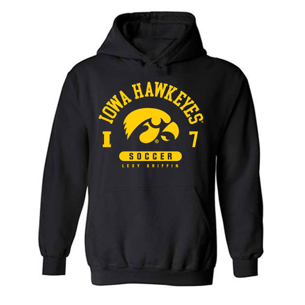 Iowa - NCAA Women's Soccer : Lexy Griffin - Classic Fashion Shersey Hooded Sweatshirt-0