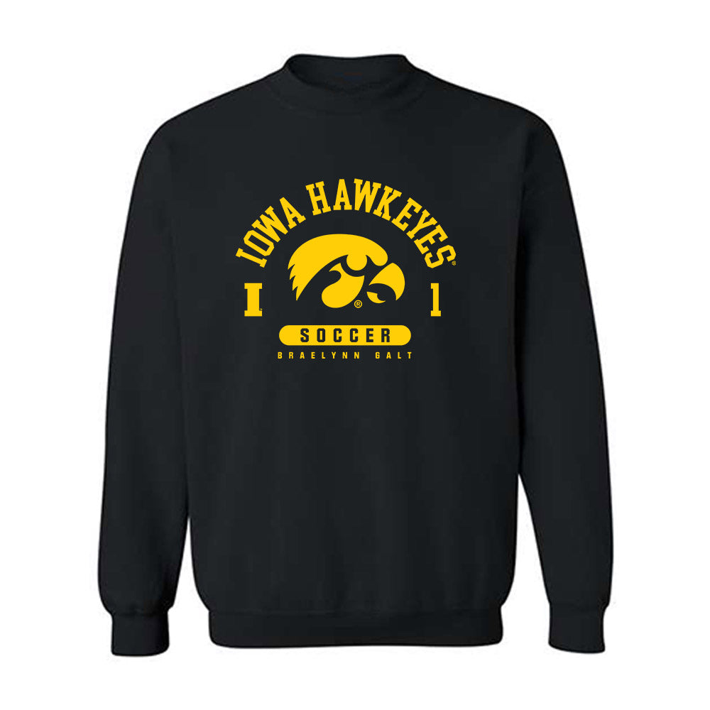 Iowa - NCAA Women's Soccer : Braelynn Galt - Classic Fashion Shersey Crewneck Sweatshirt-0