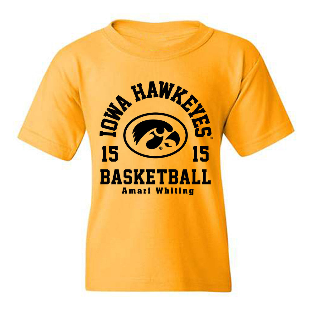 Iowa - NCAA Women's Basketball : Amari Whiting - Classic Fashion Shersey Youth T-Shirt-0