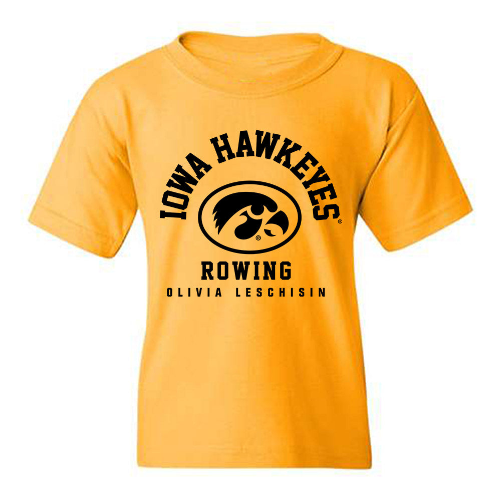 Iowa - NCAA Women's Rowing : Olivia Leschisin - Classic Fashion Shersey Youth T-Shirt-0