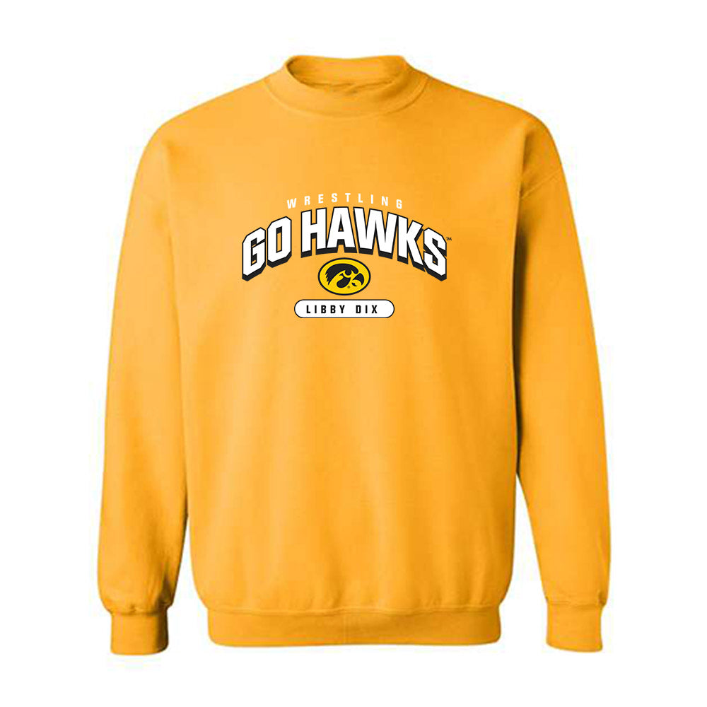 Iowa - NCAA Women's Wrestling : Libby Dix - Classic Fashion Shersey Crewneck Sweatshirt-0