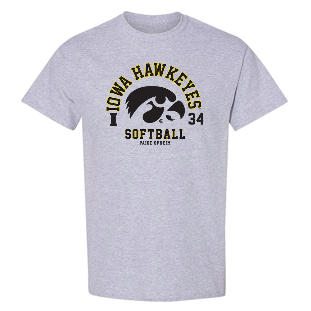 Iowa - NCAA Softball : Paige Opheim - Classic Fashion Shersey T-Shirt-0