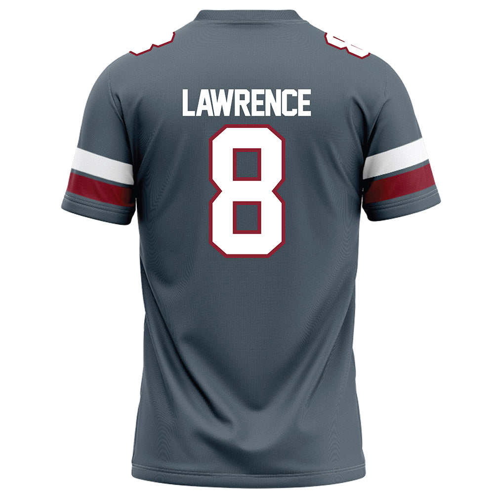 NCCU - NCAA Football : Plez Lawrence - Grey Football Jersey-1