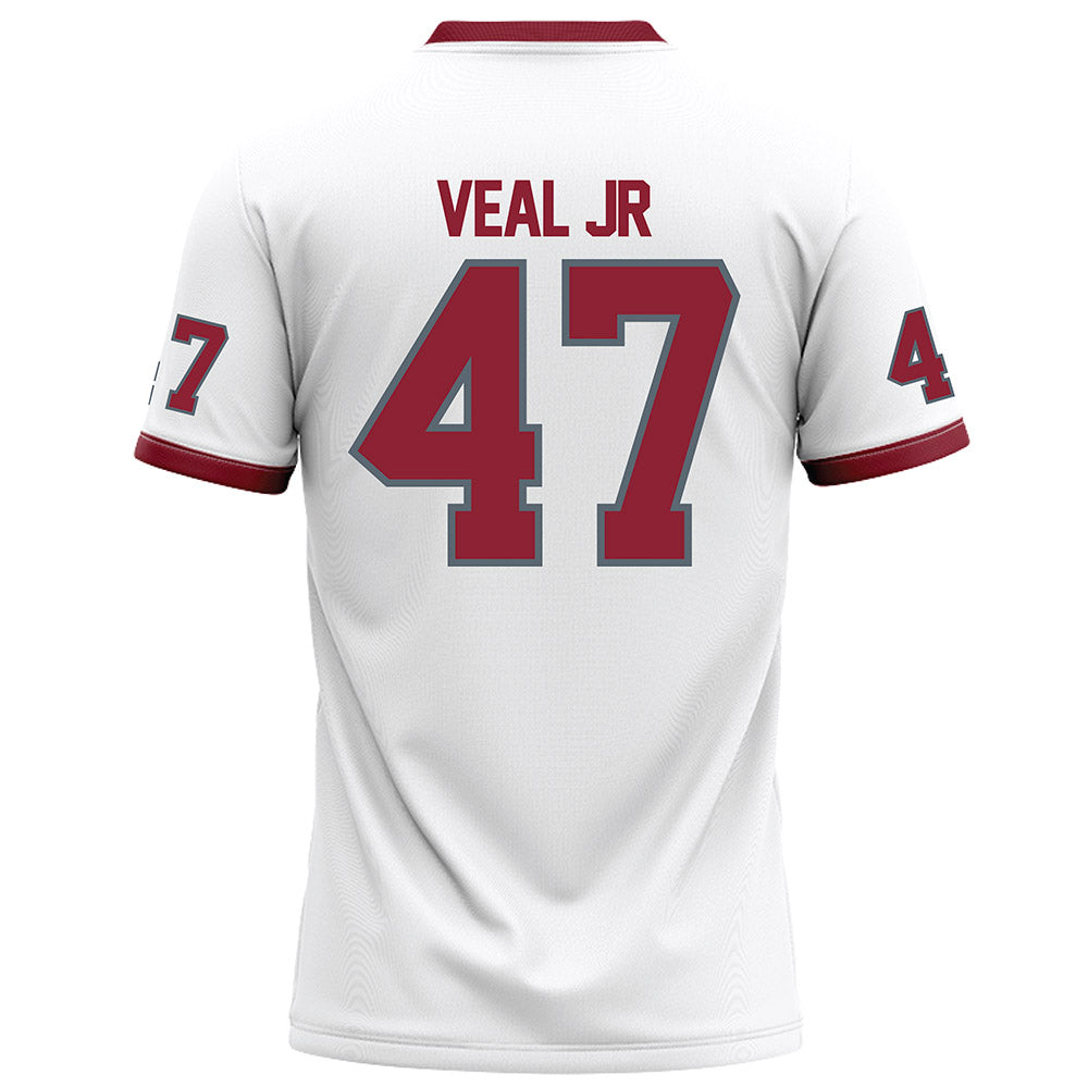 NCCU - NCAA Football : Darryl Veal Jr - White Football Jersey-1