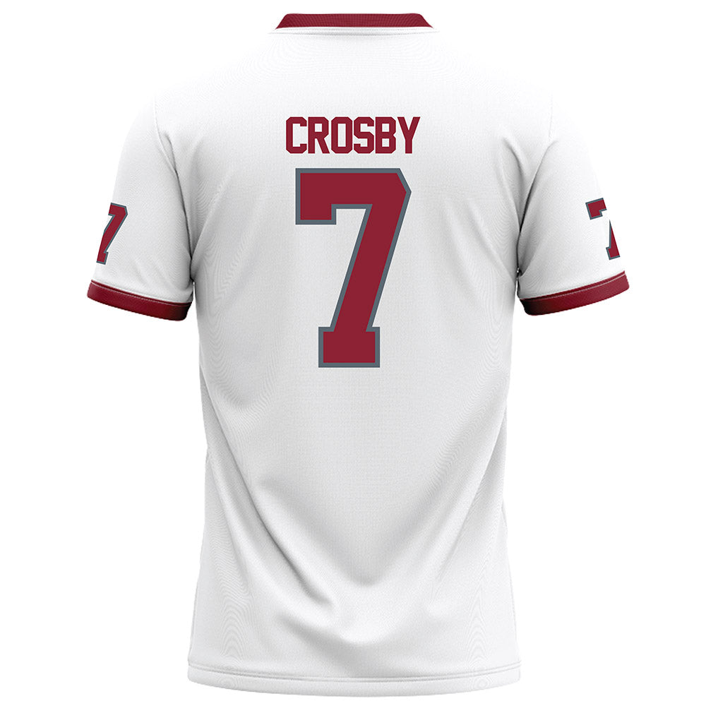 NCCU - NCAA Football : Chanston Crosby - White Football Jersey-1