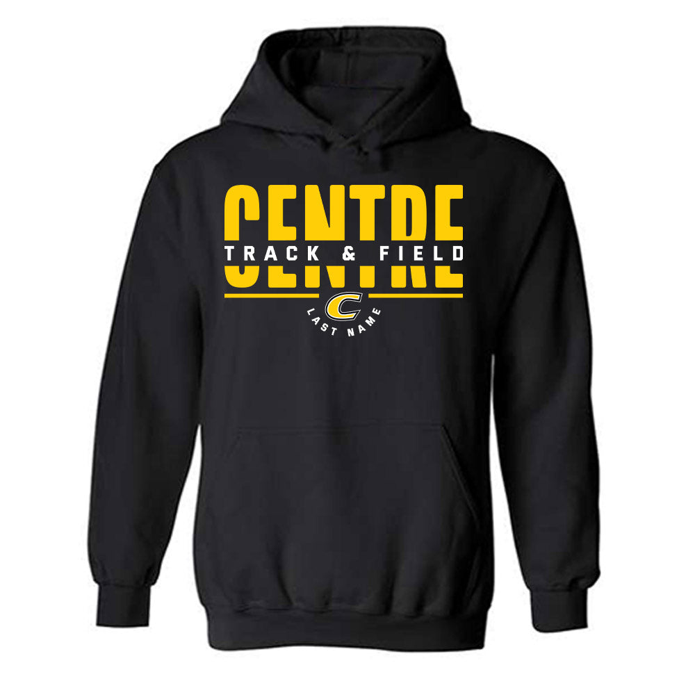 Centre College - NCAA Men's Track & Field : Tykeem Taul-Williams - Classic Fashion Shersey Hooded Sweatshirt-0