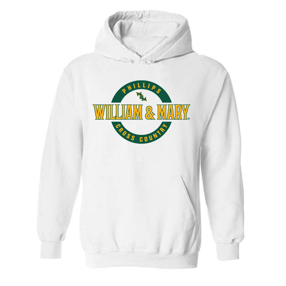 William & Mary - NCAA Men's Cross Country : Eli Phillips - Classic Fashion Shersey Hooded Sweatshirt-0