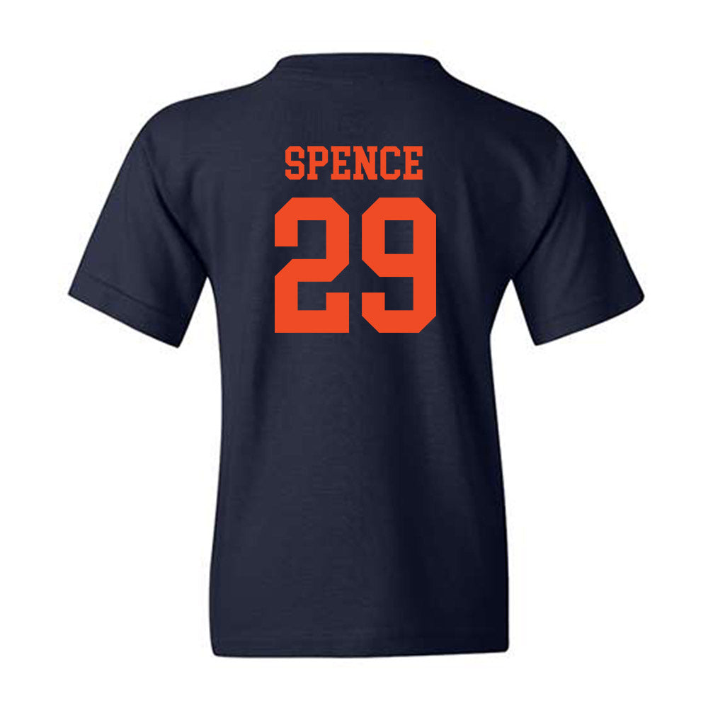 Virginia - NCAA Football : Chris Spence - Youth T-Shirt-1