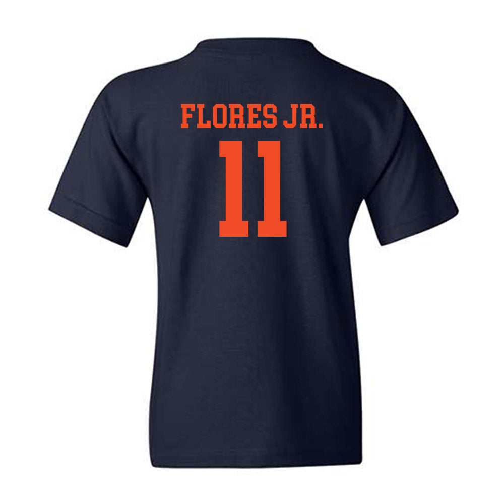 Virginia - NCAA Football : Rico Flores Jr. - Youth T-Shirt-1