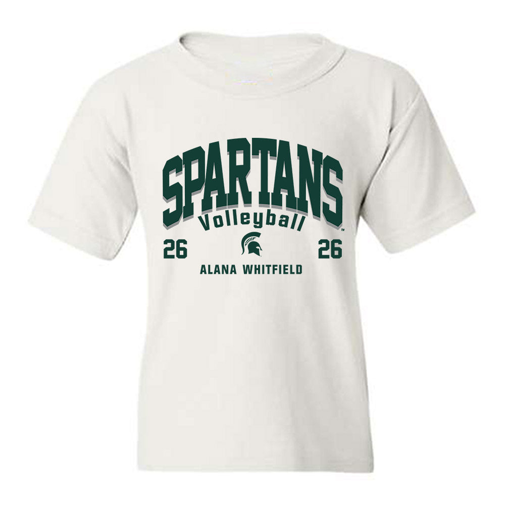 Michigan State - NCAA Women's Volleyball : Alana Whitfield - Classic Fashion Shersey Youth T-Shirt-0