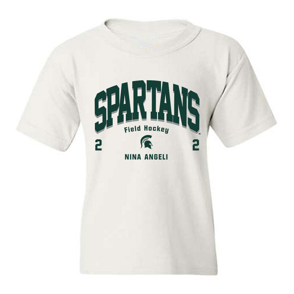 Michigan State - NCAA Women's Field Hockey : Nina Angeli - Classic Fashion Shersey Youth T-Shirt-0