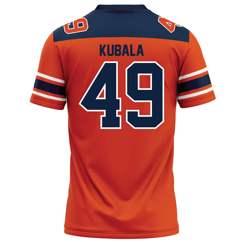 Syracuse - NCAA Football : Josh Kubala - Orange Football Jersey-1