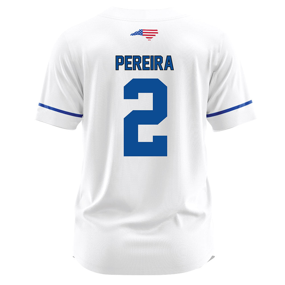 UNC Asheville - NCAA Baseball : Jake Pereira - White Jersey-1