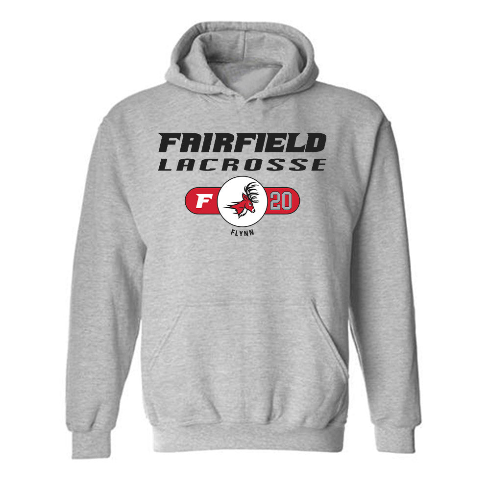 Fairfield - NCAA Men's Lacrosse : John Flynn - Classic Fashion Shersey Hooded Sweatshirt
