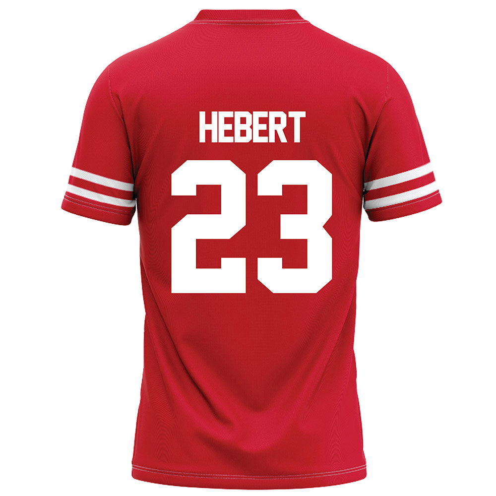 Houston - NCAA Football : John Hebert - Red Football Jersey-1